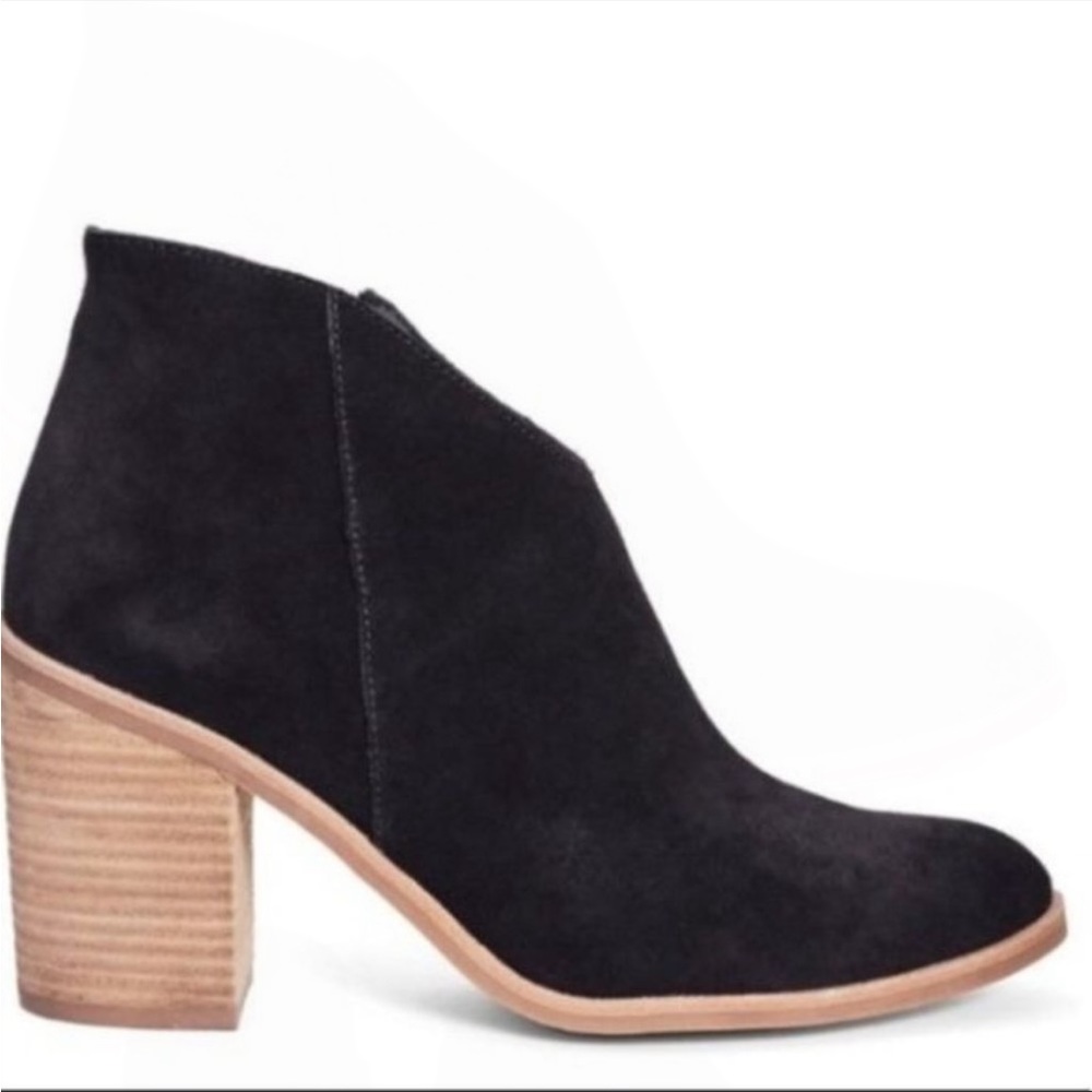 Jeffrey Campbell Kamet 2 Black Oiled Suede Boots Size 10